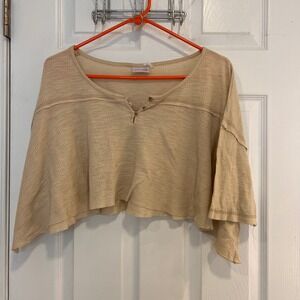 Urban Outfitters Out From Under Tan Waffle Knit Crop Top‎